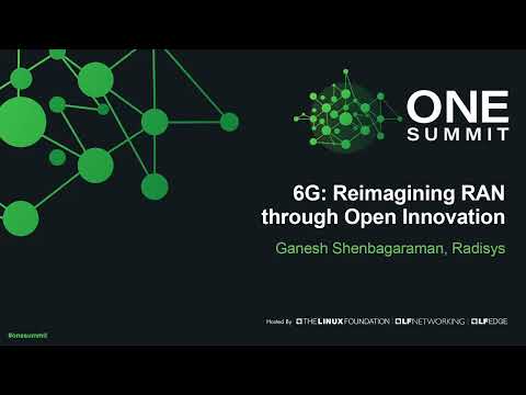 6G: Reimagining RAN through Open Innovation - Ganesh Shenbagaraman, Radisys