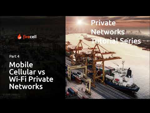 Mobile Cellular vs Wi-Fi Private Networks🔥