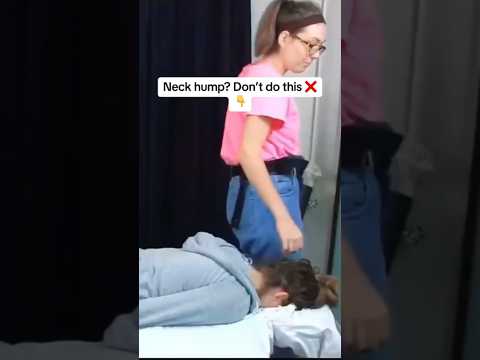 Fix NECK HUMP the proper way! 🤩 #neckpain #neckpainrelief #omg #trending #explore