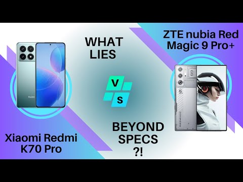 Redmi K70 Pro vs. Red Magic 9 Pro+: Speed, Snap, or Game?!