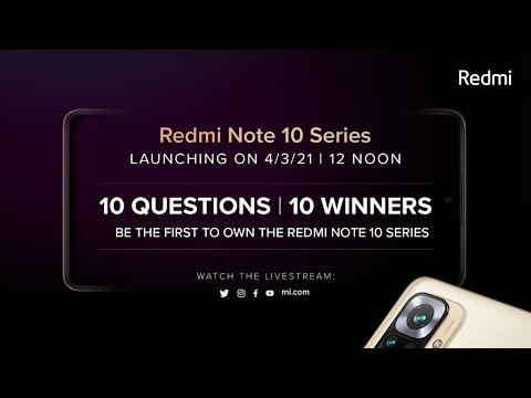 Redmi Note 10 Series Product Launch