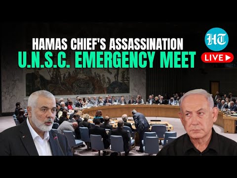 LIVE | UN Security Council&#039;s Emergency Meeting On Hamas Chief Haniyeh&#039;s Murder In Iran | Israel