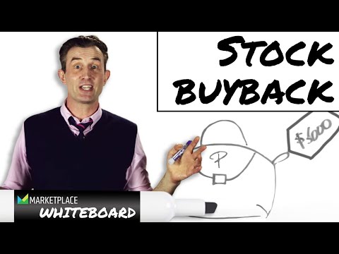 How a stock buyback works | Marketplace Whiteboard