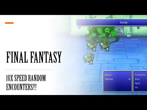 Final Fantasy Pixel Remaster- 10X RANDOM ENCOUNTER SPEED!