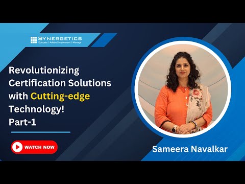 Revolutionizing Certification Solutions with Cutting-edge Technology! Part-1