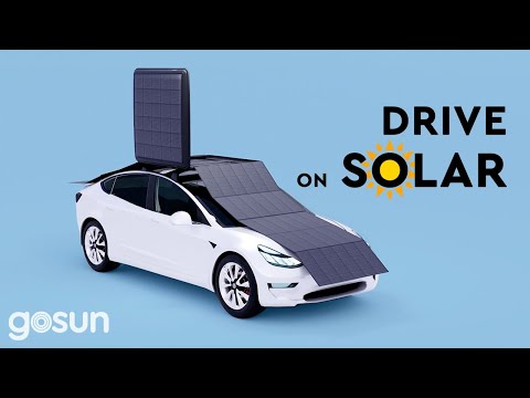 Forget Public Charging! Power Your Electric Car with the SUN | GoSun