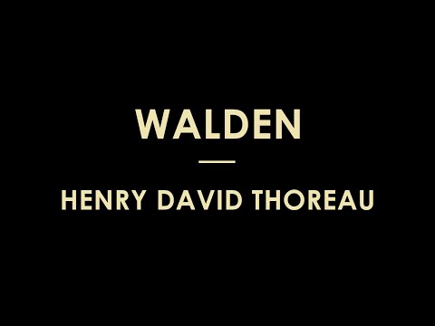 Walden by Henry David Thoreau - Full Audiobook