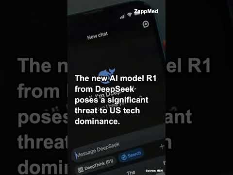 A shocking Chinese AI advancement called DeepSeek is sending US stocks plunging #news #worldnews