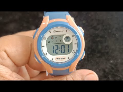 Kids Digital Mingrui Watch Time Configuration