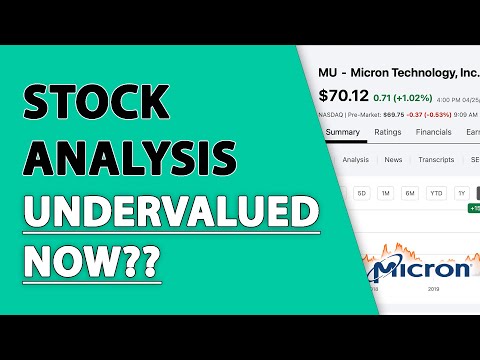 Micron Stock Analysis | Undervalued Now? Intrinsic Valuation!