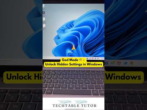 Unlock 200+ Hidden Settings with God Mode in Windows! 🛠️ #techtips #windows #computer