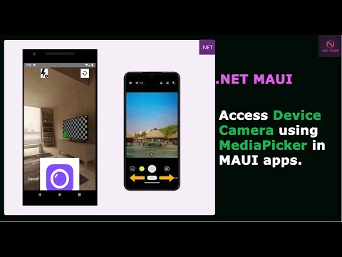 .NET Maui Apps | Access device camera and files using Media Picker in MAUI mobile and desktop apps.