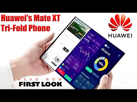 FIRST LOOK: Huawei&#039;s Mate XT Tri - Fold Phones! (A PHONE AHEAD OF IT’S TIME )