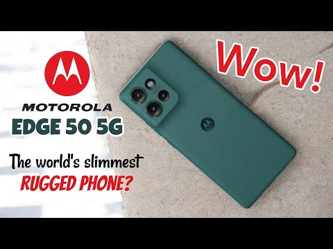 MOTOROLA EDGE 50 5G - The world&#039;s slimmest MIL-810 military-grade Rugged phone | Moto edge 50 pro