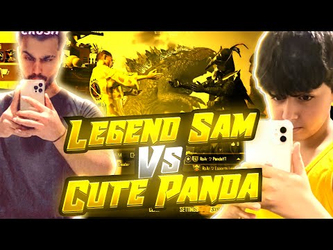 LEGEND SAM VS CUTE PANDA | Most Awaited 1V1 TDM | PUBGMOBILE