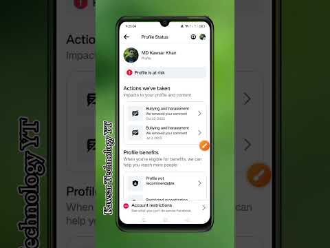 Facebook Account Restrictions Warning profile/page risk problem Solve🔰#facebook #inpormation #tech