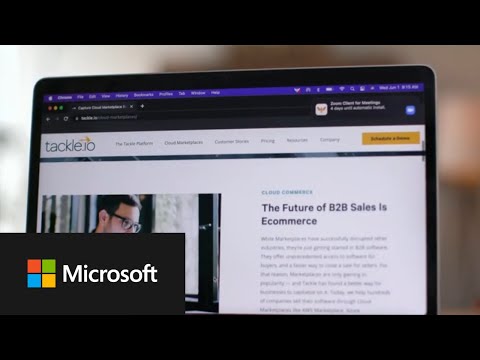 Announcing Tackle + Microsoft&#039;s strategic partnership