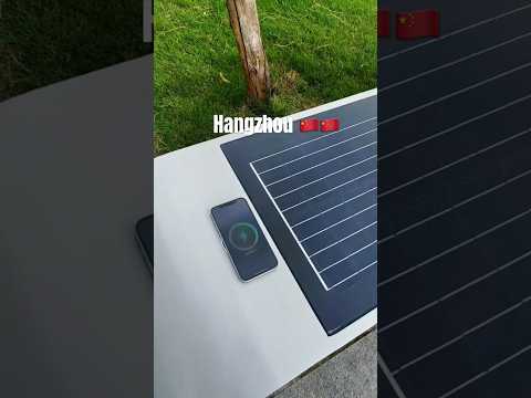 Revolutionary Smart Seat: Solar-Powered Wireless Charging! 🌞🔋