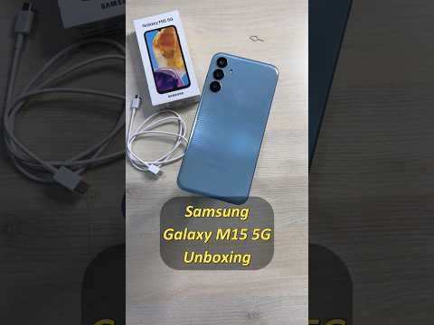 Samsung Galaxy M15 5G (Celestial Blue) Unboxing | Amazon First Sale Unit at Rs.13299