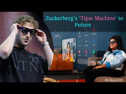 Mark Zuckerberg&#039;s &#039;time machine&#039; to future, Meta unveils Orion AR glasses prototype. #meta #orion