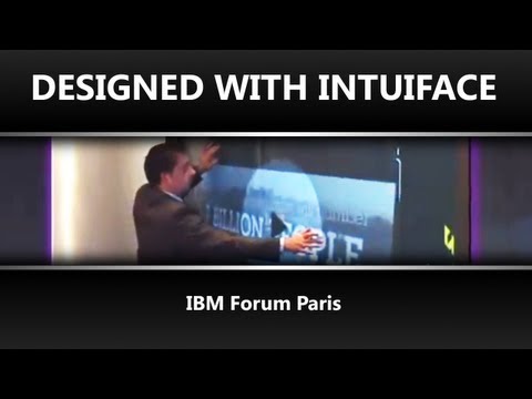 IBM Forum Paris - IntuiFace Showroom