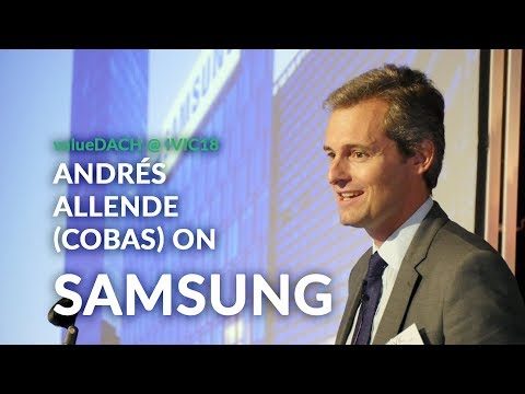 Is Samsung Electronics a value stock? That&#039;s what Value Investor Andrés Allende (COBAS) says