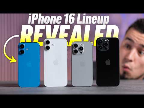 iPhone 16 Lineup REVEALED - Every New Feature &amp; Change!