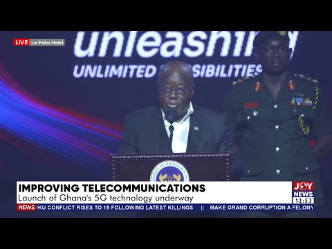 Improving Telecommunication: 5G technology launched in Ghana | JoyNews Today