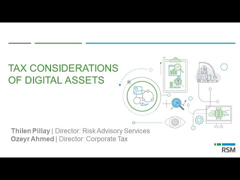 Tax considerations of digital assets