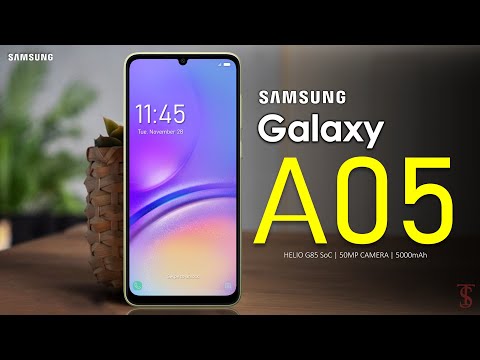 Samsung Galaxy A05 Price, Official Look, Design, Specifications, Camera, Features | #galaxya05