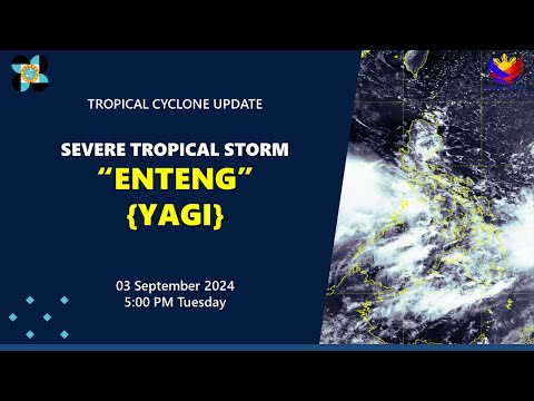 Press Briefing: Severe Tropical Storm #EntengPH {YAGI} -5:00 PM Update September 3, 2024 - Tuesday