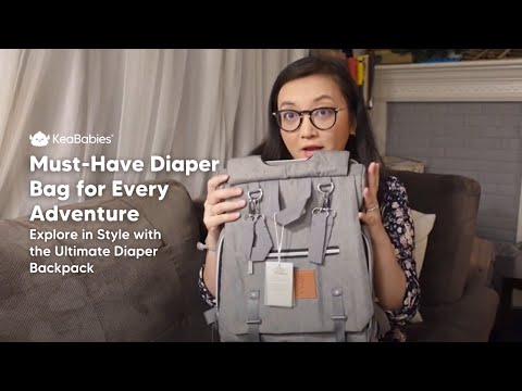 A New Adventure Awaits with Explorer Diaper Bag | Stylish Backpack Design!