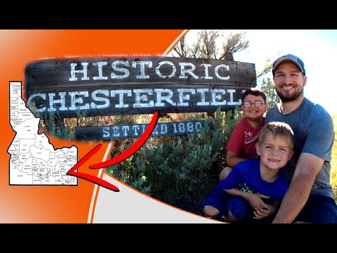 Guided Tour of Chesterfield Idaho --- Joyful Camping