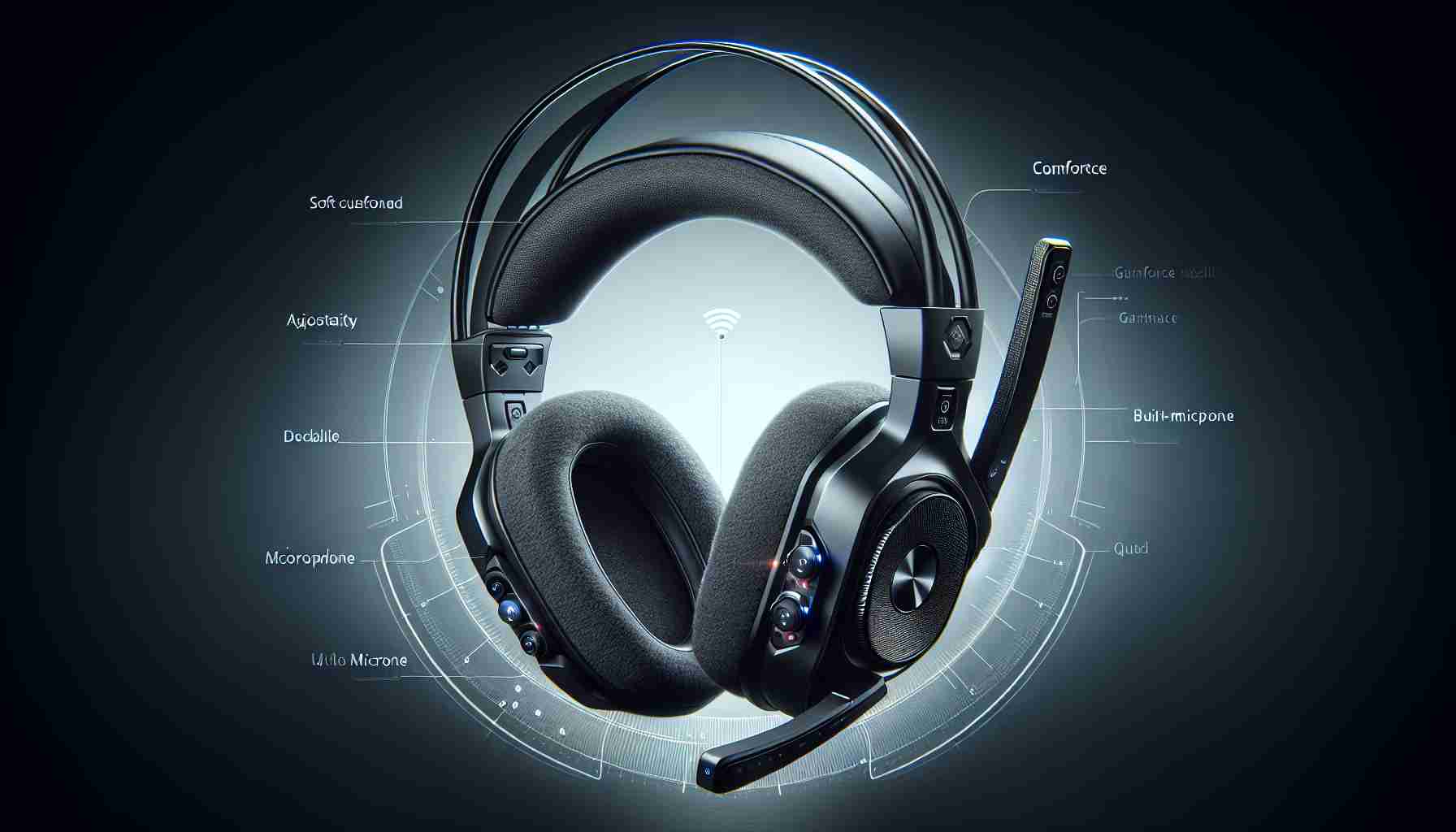 Ozeino Wireless Gaming Headset: Komfort i jakość dla prawdziwych graczy