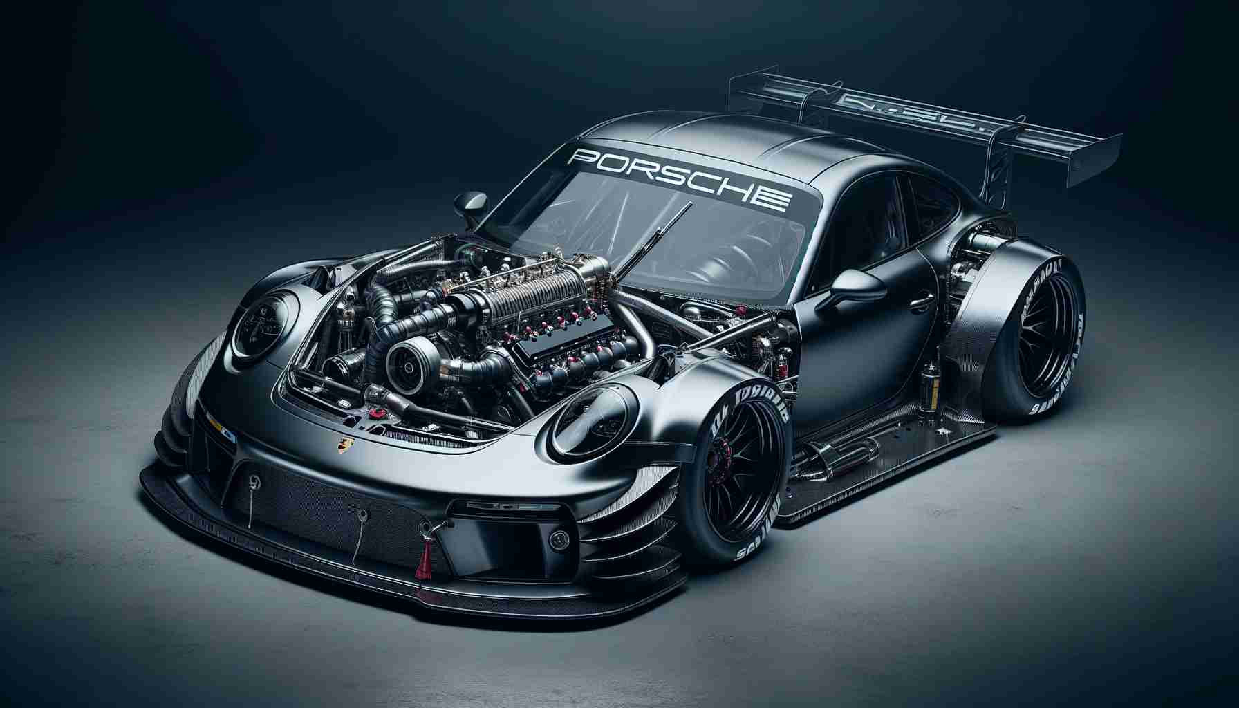 Modyfikowany Porsche 911 napędzane silnikiem Formuły 1