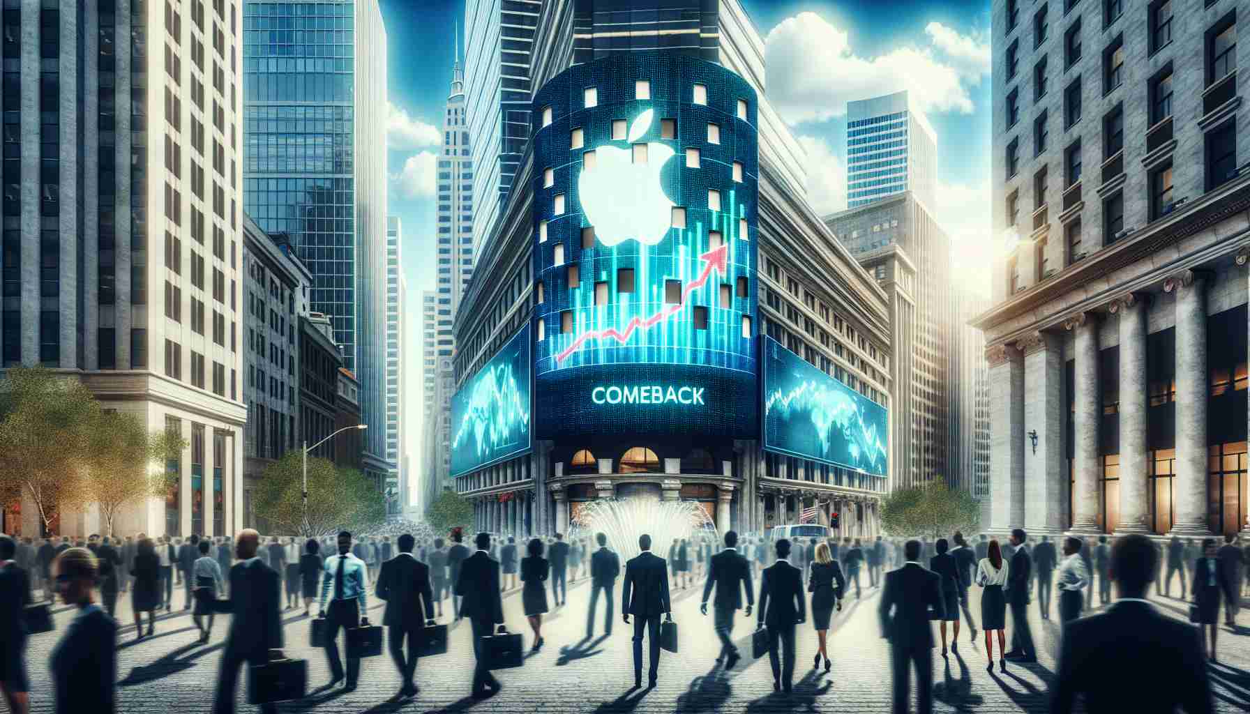 Wall Street Makes a Comeback as Apple Shares Soar