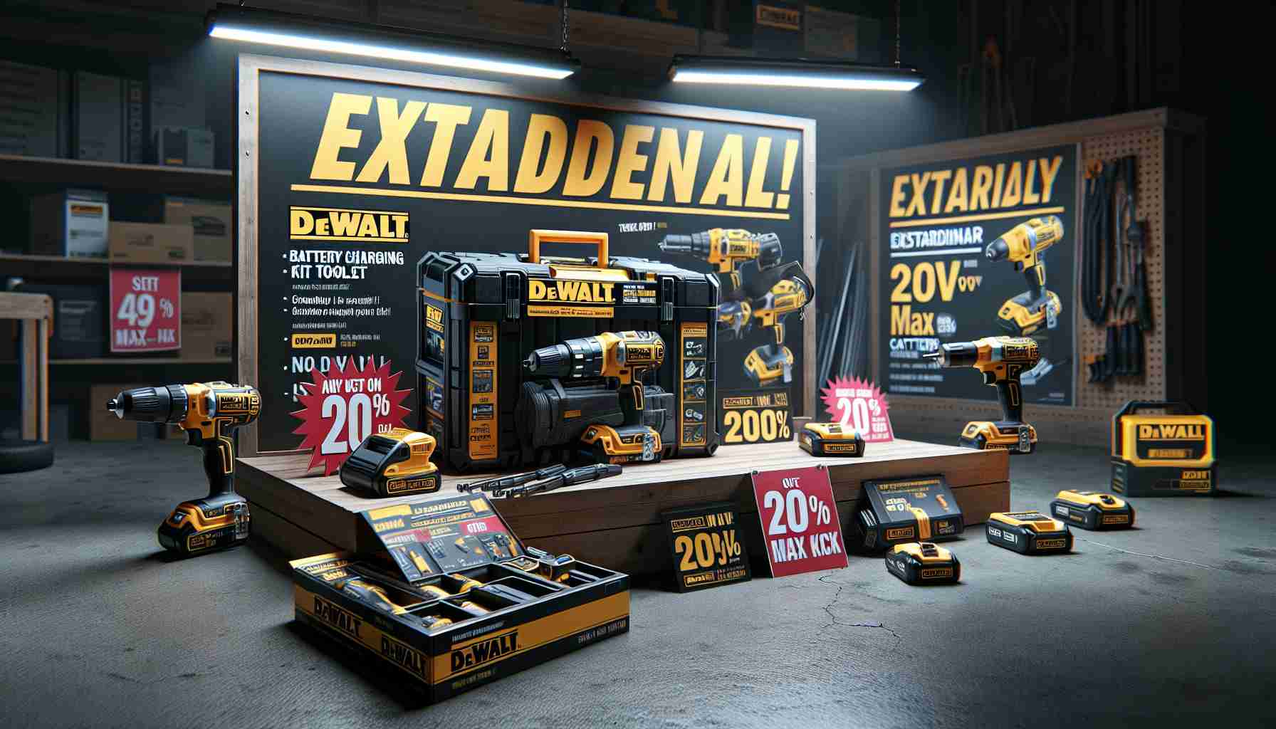 Złap okazję i weź udział w niezwykłej promocji na zestaw narzędzi DEWALT 20V MAX Battery Charging Kit!