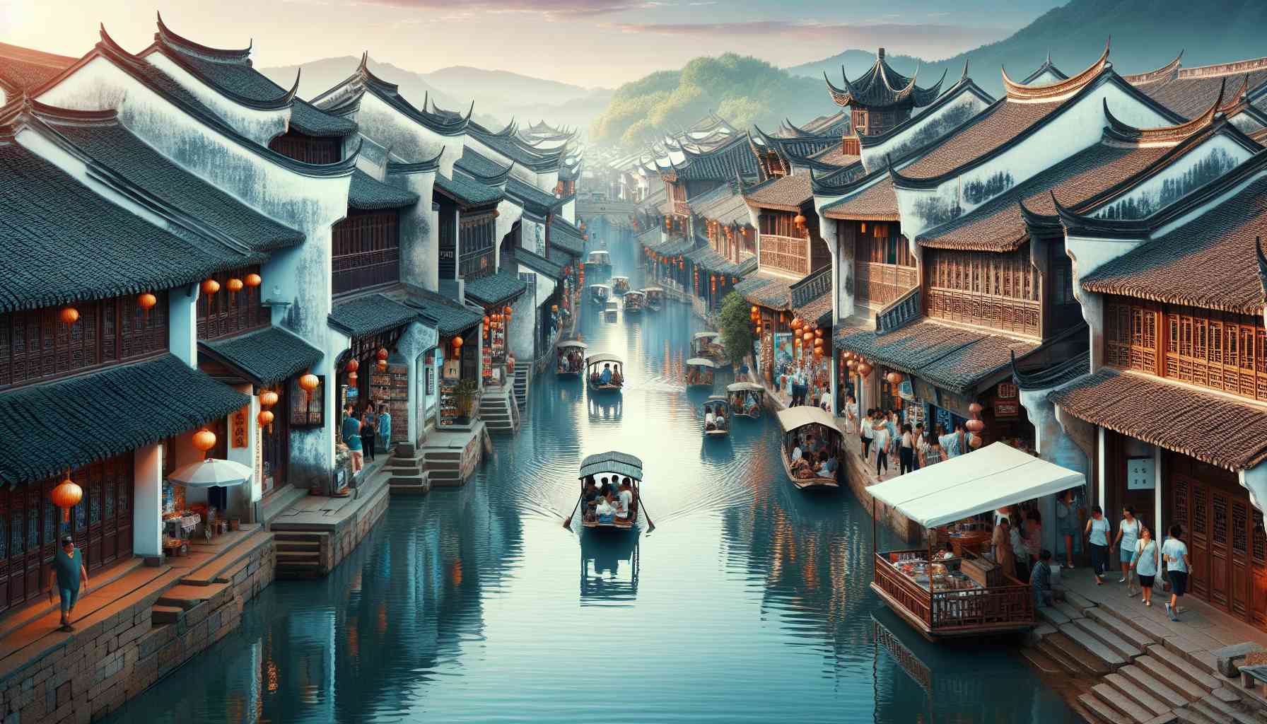 Zhujiajiao, CN – Urokliwa miejscowość w Chinach