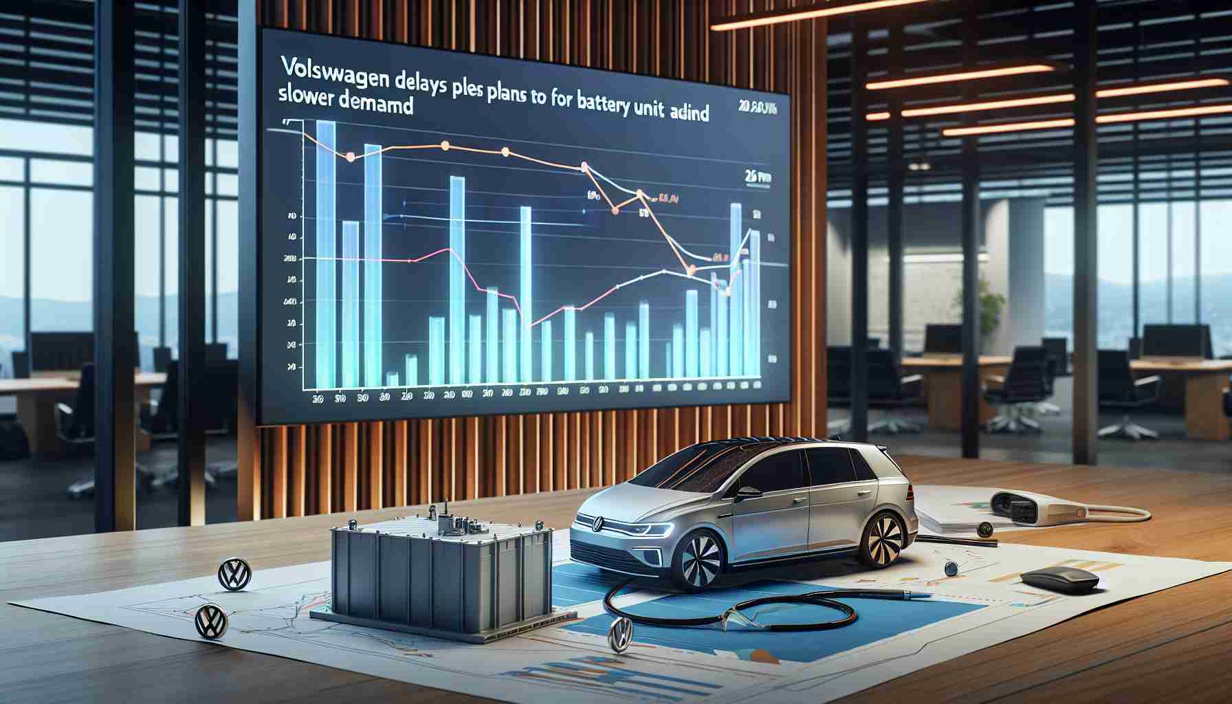 Volkswagen Delays Plans for Battery Unit Investors Amid Slower EV Demand