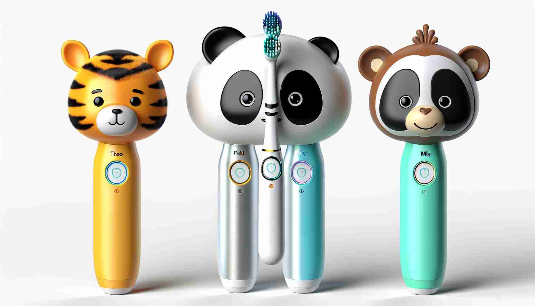 Theo the Tiger, Polly the Panda, and Milo the Monkey: Electric Toothbrush Sets that Revolutionize Kids‘ Oral Care