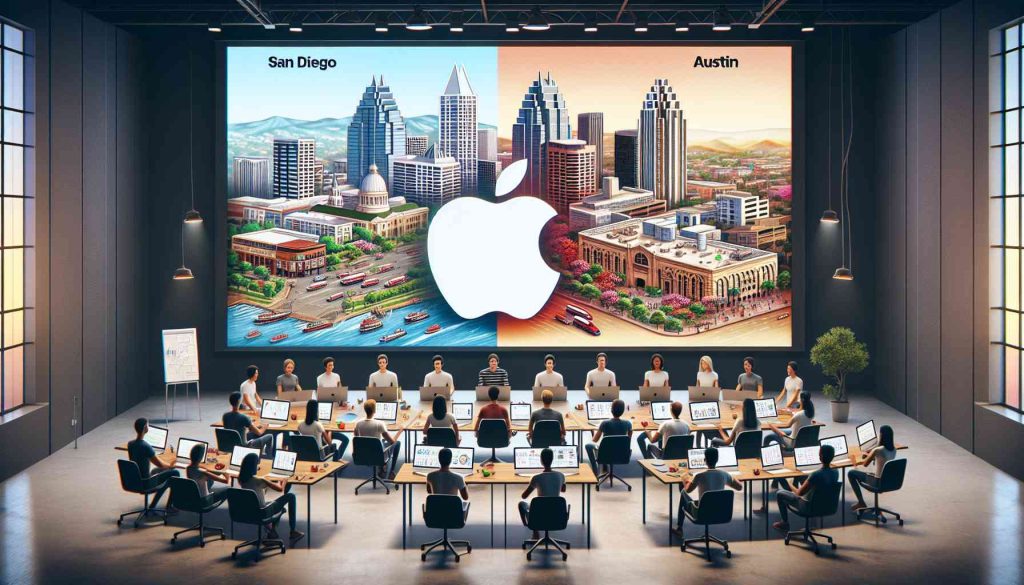 Apple ogłasza połączenie zespołów w San Diego i Austin