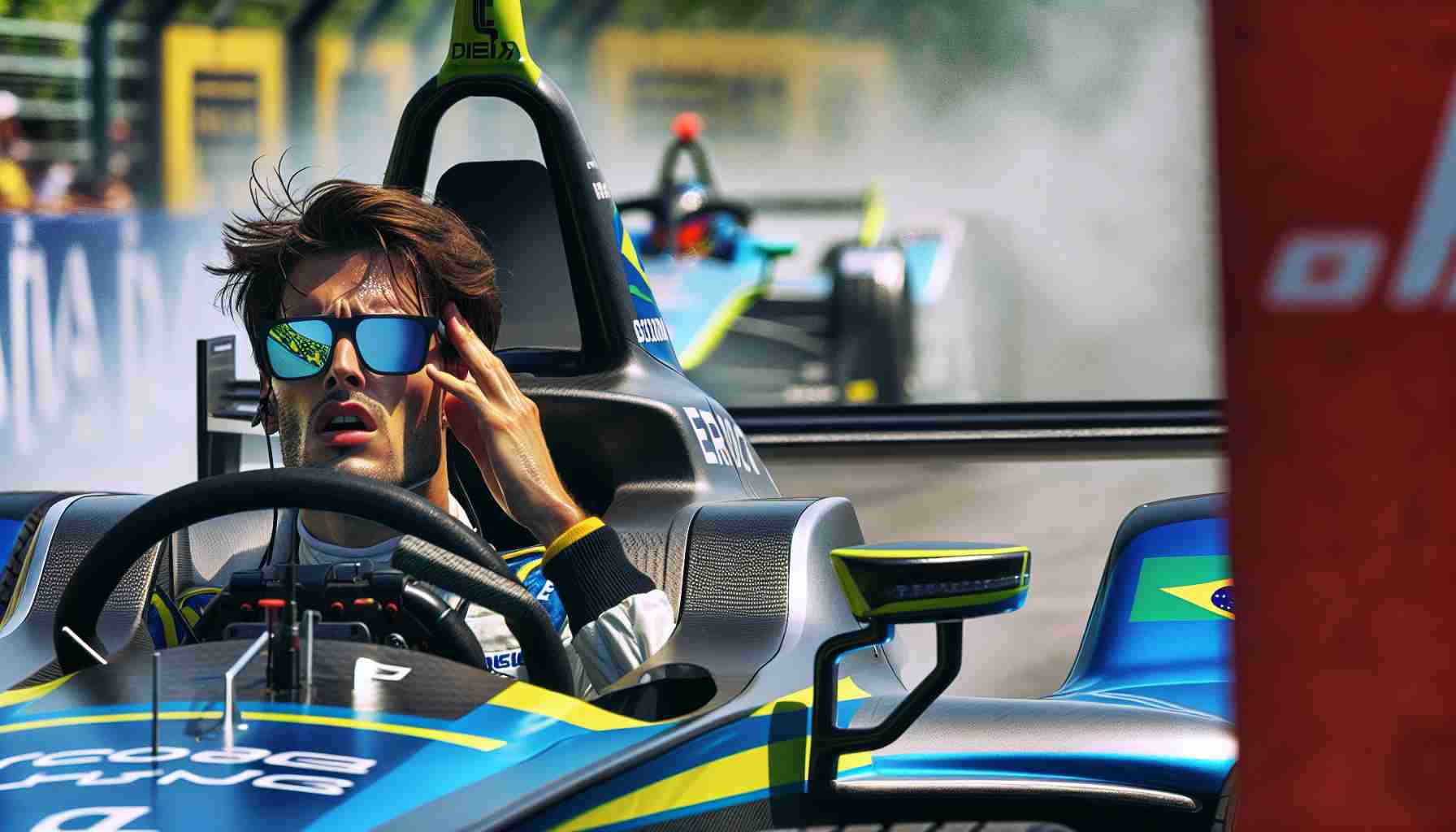 Sergio Sette Camara doświadczył awarii w trakcie wyścigu Formula E w Meksyku