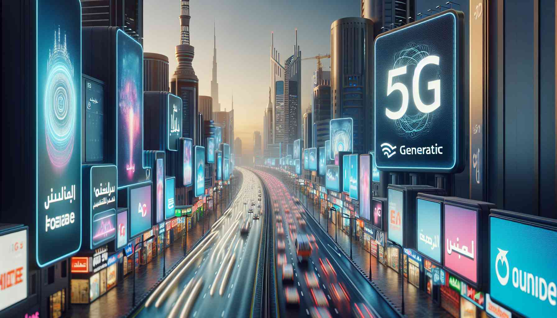 Nowa kampania DOOH firmy du promuje niezawodność i możliwości 5G w Zjednoczonych Emiratach Arabskich