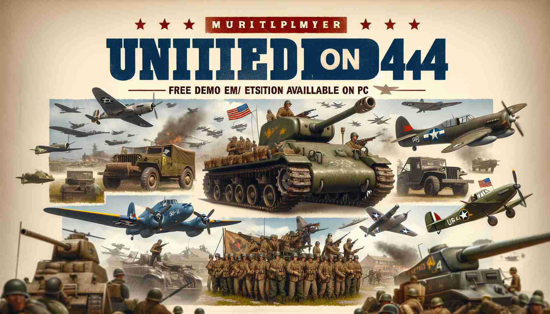 United 1944: Now Available for Free Multiplayer Demo on PC