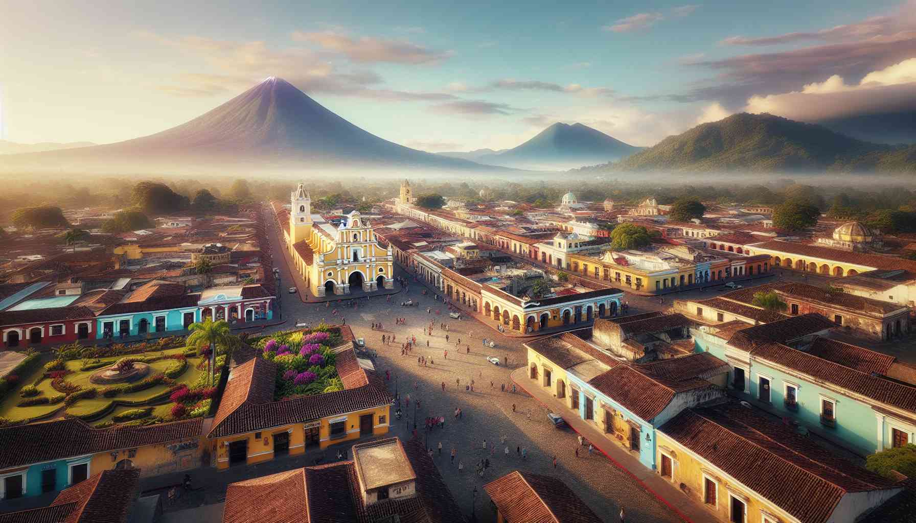 Antigua Guatemala, GT – Urok kolonialnego miasta w Gwatemali