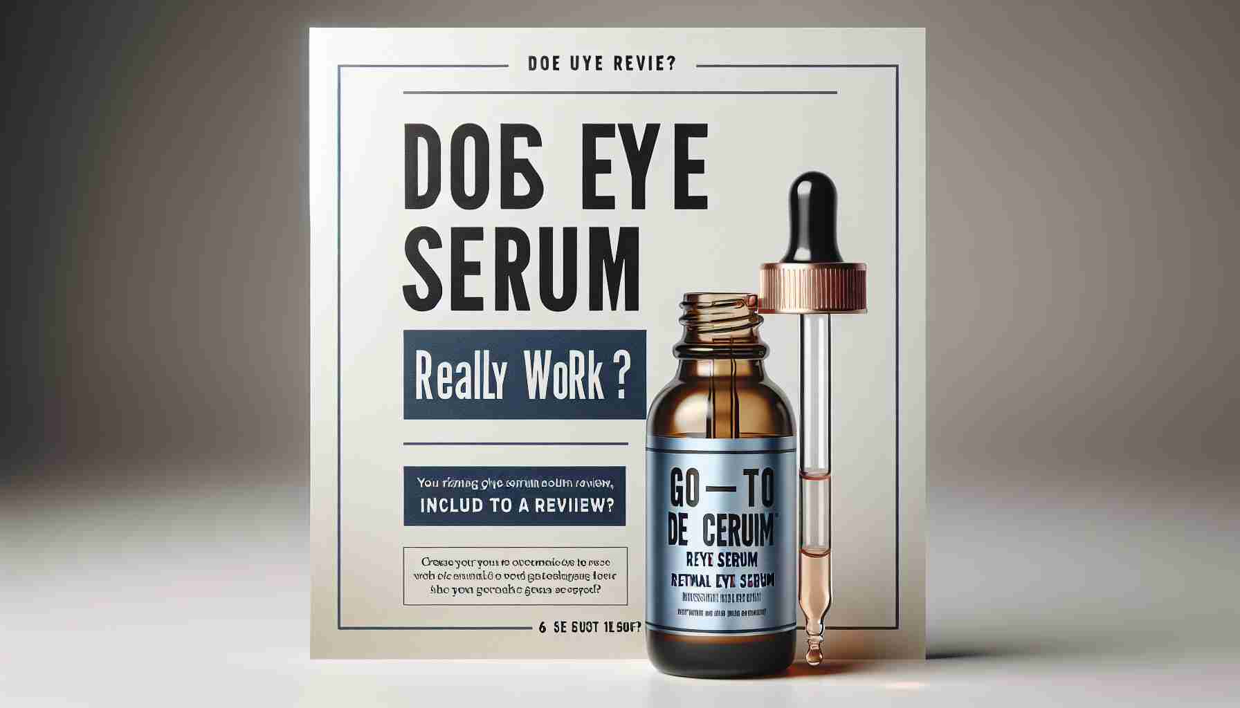 Czy serum do oczu rzeczywiście działa? Recenzja Go-To De Crease Retinal Eye Serum