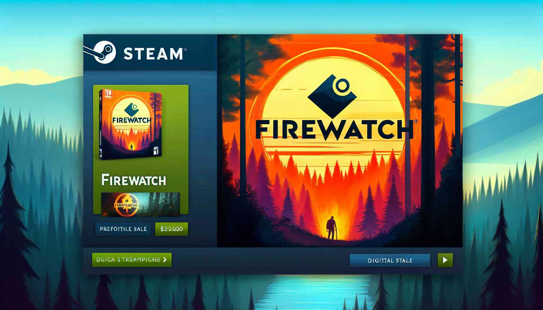 Promocja na grę Firewatch na Steamie