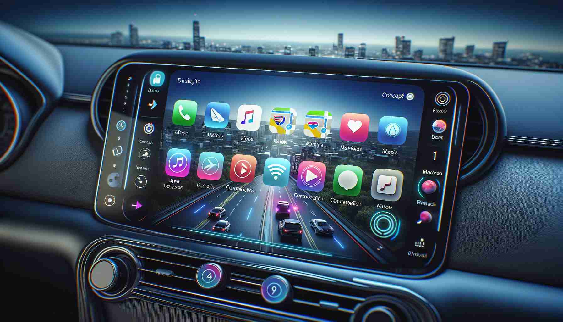 Wizja przyszłości CarPlay firmy Apple