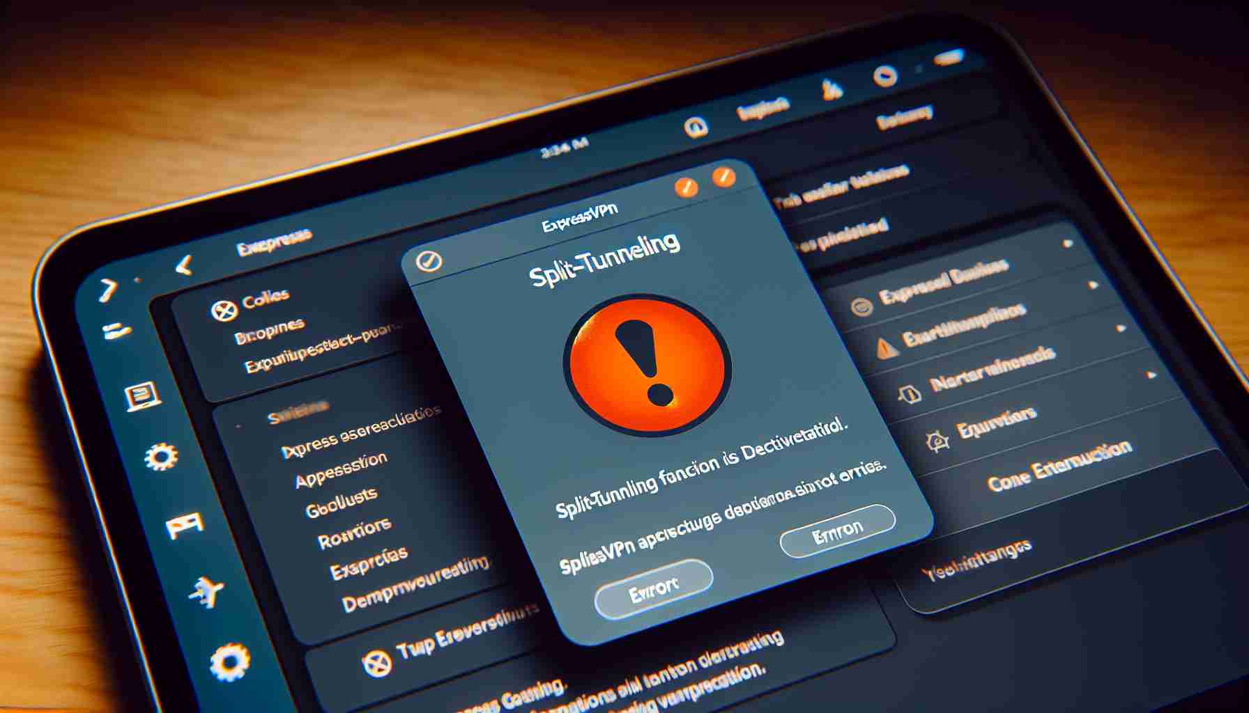 ExpressVPN dezaktywuje funkcję split-tunneling z powodu błędu
