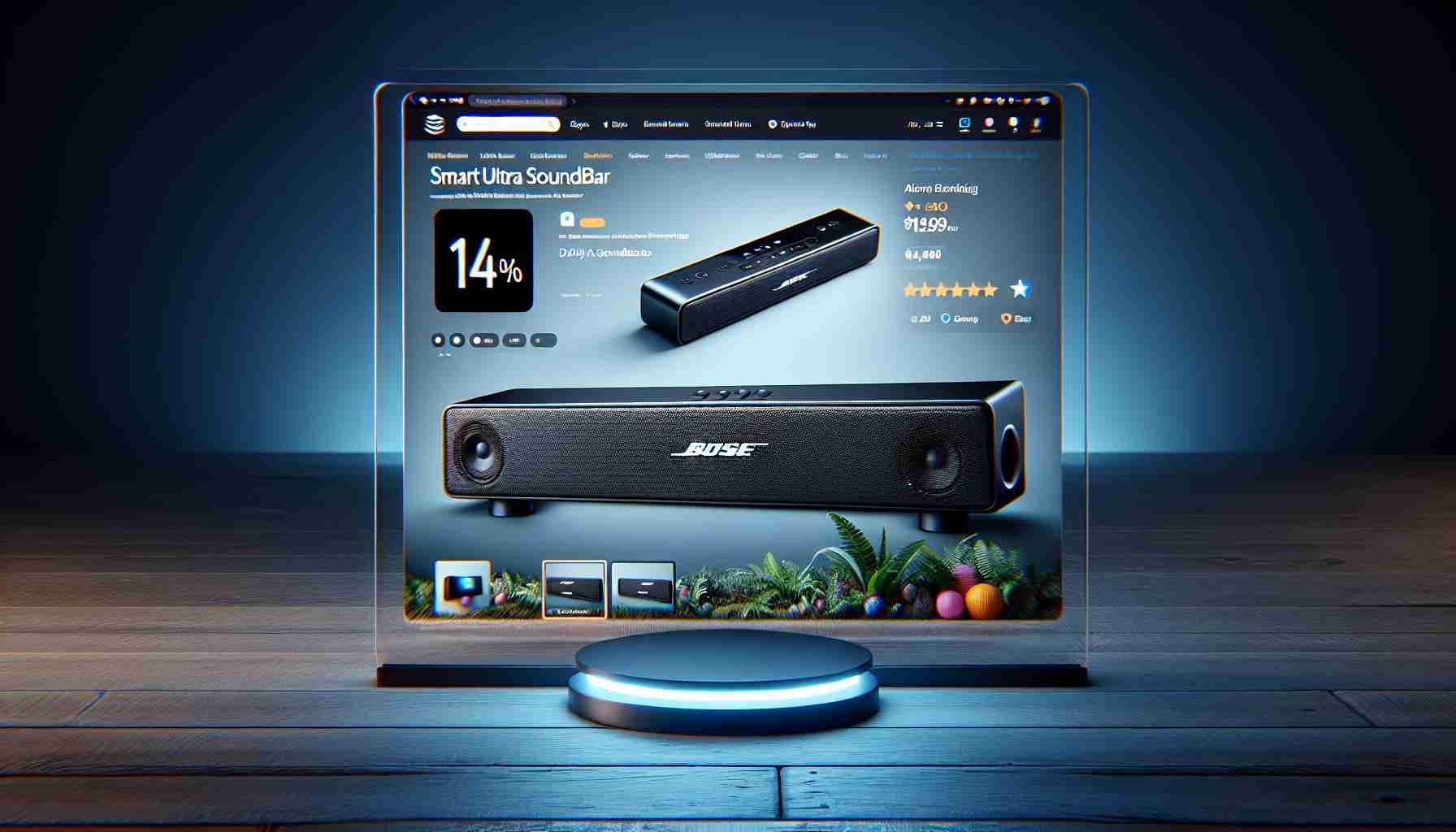 Wyjątkowa oferta na nowoczesny soundbar Bose Smart Ultra Soundbar z Dolby Atmos plus Alexa za 14% mniej na Amazon